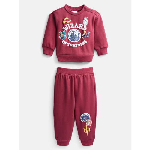 Harry Potter Baby Boys Fleece Sweatshirt and Pants Set, 2 Piece, Sizes 0/3M-24M