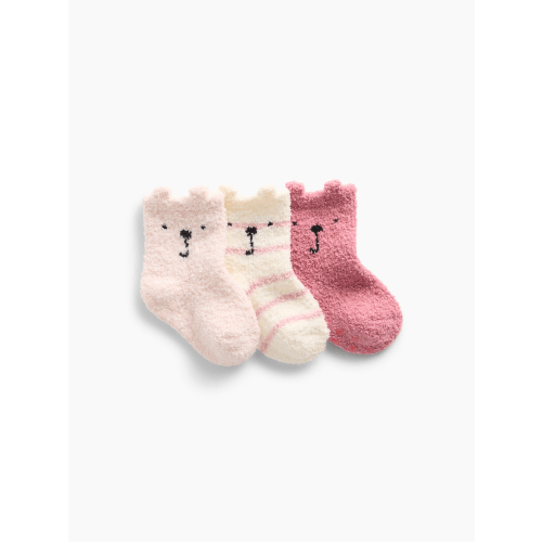 Baby Cozy Bear Socks (3-Pack)
