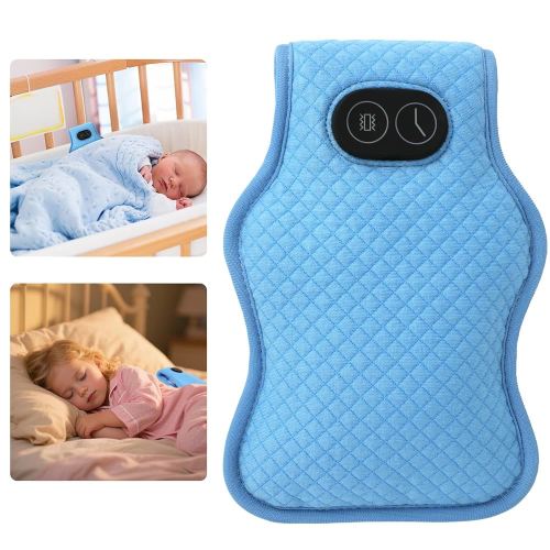 Baby Vibrating Sleep Soother, Portable Vibrating Pad with 3 Adjustable Modes & 90 Min Timer, Gentle Soothing Vibration Aid for Newborns, Crib Vibrating Soother Use for Home Travel Bassinet Strollers