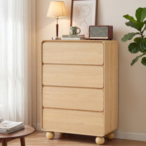 Latitude Run® 4 Drawer Minimalist Storage Dresser | Wayfair