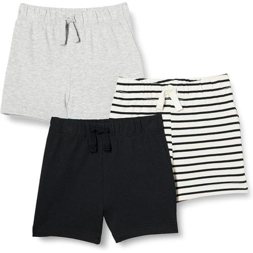 Amazon Essentials Unisex Toddlers and Babies' Cotton Pull-On Shorts