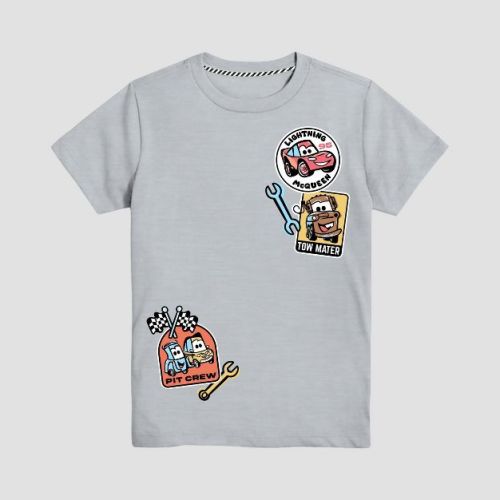 Toddler Boys' Disney Mickey Mouse Choose Happy Short Sleeve Graphic T-Shirt - Sliver 3T