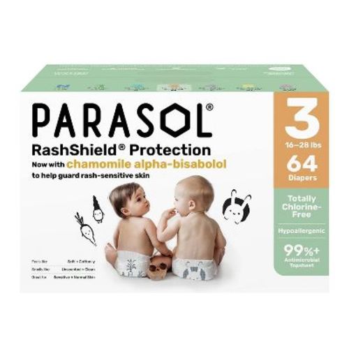 Parasol Chlorine-Free Diapers with RashShield Protection
