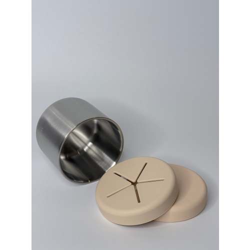 Stainless Steel Double Wall Snack Container