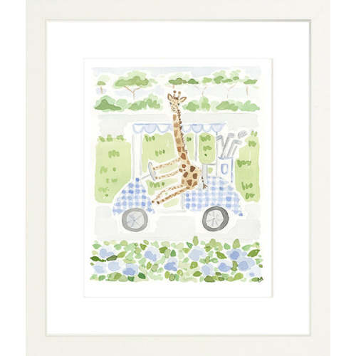 The "Golf Cart Giraffe" Fine Art Print