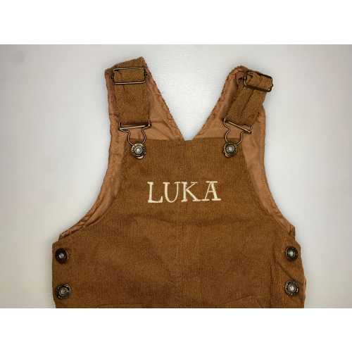 Personalized Embroidered Boy/Girl Jumpsuit: Transportation or Flower Design, Monogram Baby Romper, Name Suspenders, Toddler Overall