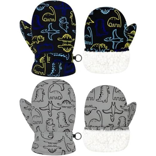 Sarfel Toddler Mittens Waterproof Toddler Snow Gloves Baby Winter Mittens Toddler Snow Mittens Toddler Ski Gloves Kids Gloves