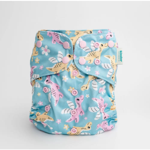 Fantasy: Essentials Pocket Cloth Diaper with Athletic Wicking Jersey, Grows with your Baby