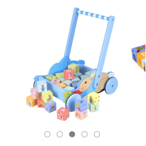 Peter Rabbit Block Trolley by Orange Tree Toys | Barnes & Noble®