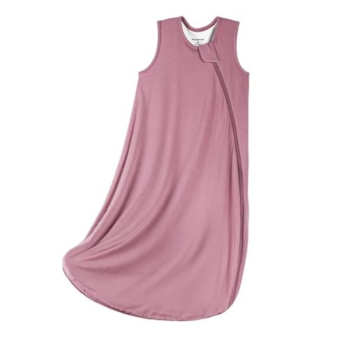 BubblePanda Modal Sleep Sack 6-12 Months 1.0 Tog Super Soft Toddler Sleep Sack for Babies 2-Way Zipper Baby Wearable Blanket