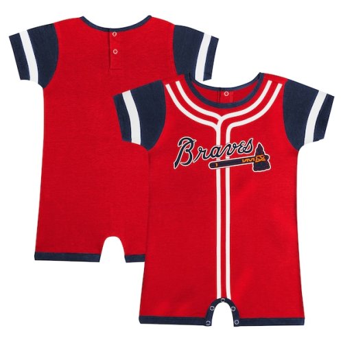 Newborn & Infant Atlanta Braves Fanatics Red Fast Pitch Romper