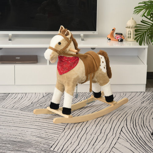Qaba Kids Plush Ride-on Cowboy Rocker & Reviews | Wayfair