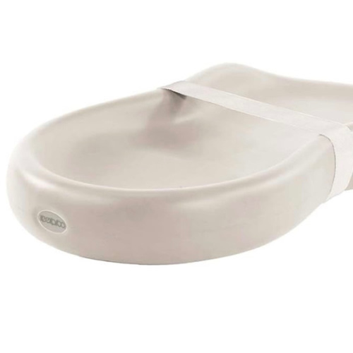 Keekaroo Peanut Changer Baby Vanilla – The Original Made in USA Easy-to-Clean Changing pad and The only Shell Over Foam, Fully Water Repellant, Wipeable Diaper pad, Wipe-Clean Changing pad