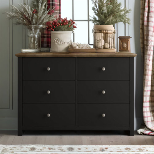 Wade Logan® Tevrat 6 Drawers Double Dresser & Reviews | Wayfair