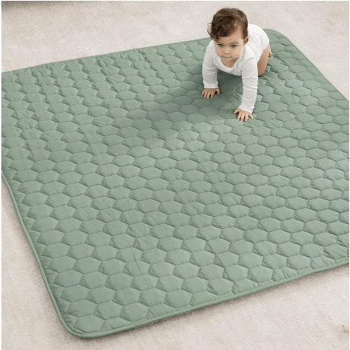 Play Mat with Non-Slip Bottom in Fern – Comfy Cubs