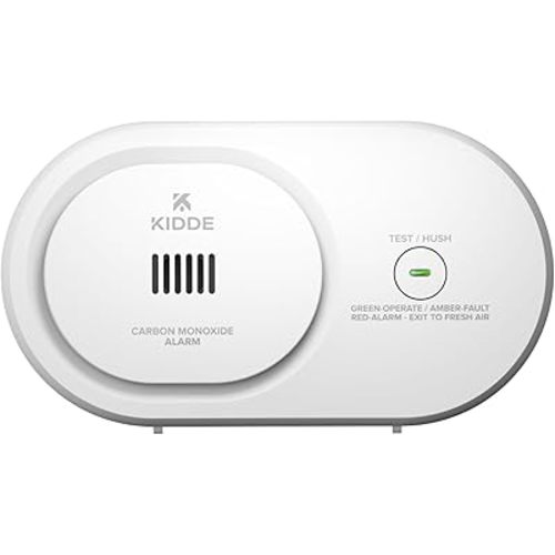 Kidde Carbon Monoxide Detector, AA Battery Powered, Portable for Travel or Home, 85 dB Alarm, LED Status Light Indicators, 5th Edition, COB