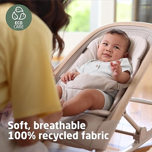 Maxi-Cosi Kori 2-in-1 Baby Bouncer Seat for Infants, Baby Rocker Chair, Portable Baby Bouncer, Classic Graphite