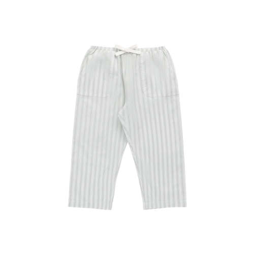 Organic Cotton Albie Pant - Variegated Stripe Shoreline