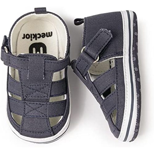 Miamooi Infant Baby Boys Girls Summer Beach Sandals Non Slip Soft Rubber Sole Toddler Outdoor Closed-Toe First Walker Shoes