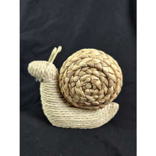 NEW Target Raffia Woven Snail Figurine Bullseye Playground Spring 2024
