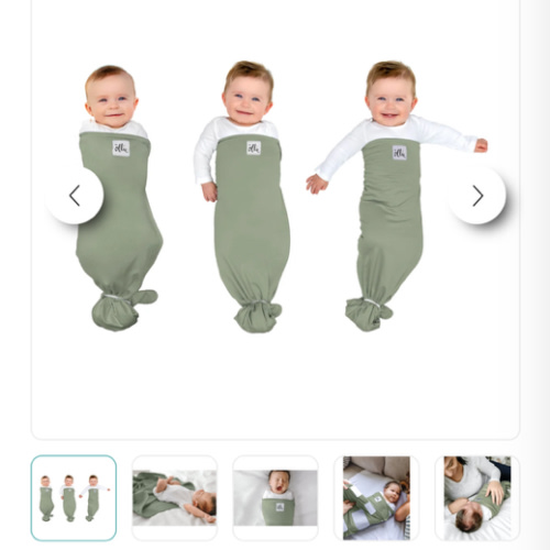 The Ollie® Swaddle | Award-Winning Baby Swaddle for Newborn Sleep | Baby Registry Favorite