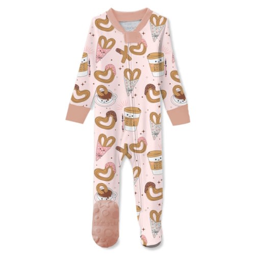 Cruz One-Piece Fitted Organic Cotton Footie Pajamas