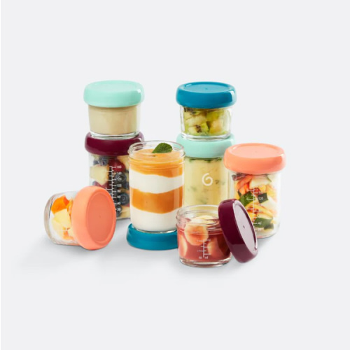 Glass Baby Food Storage Containers (Airtight & Leakproof) | Babymoov