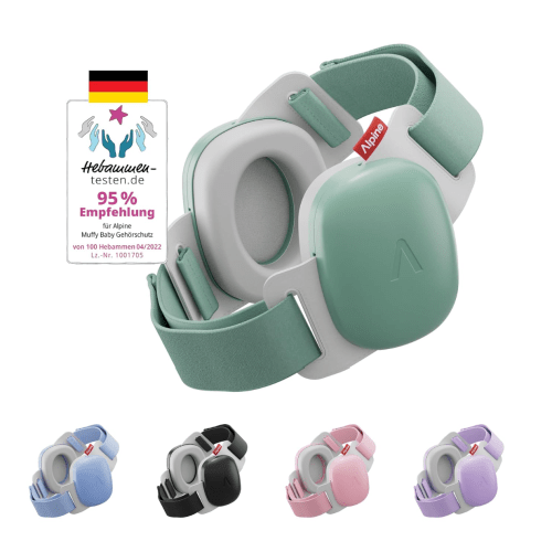 Alpine Muffy Baby Comfort Hearing Protection Headphones 24dB Up to 5 Years | Unique headband for secure & comfortable fit, easily adjustable. Noise protection for babies & toddlers. Thin & Lightweight. : Amazon.de: Baby Products