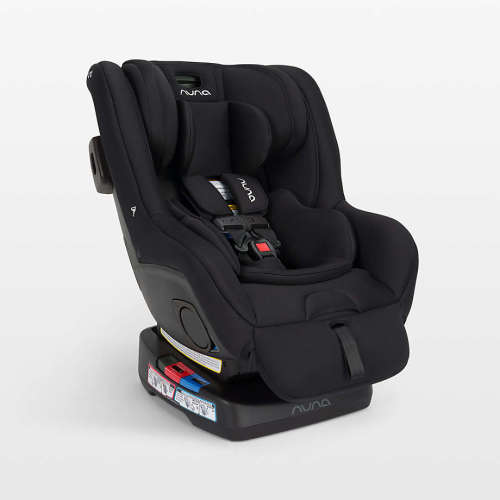 Nuna RAVA next Caviar Black Convertible Baby Car Seat