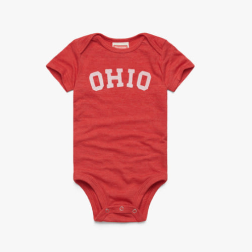 Jesse Owens Block Ohio Baby One Piece