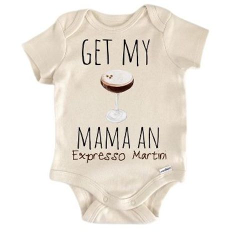 Expresso Martini Cocktail - Baby Boy Girl Clothes Infant Onesie® Funny Cute Newborn GS1