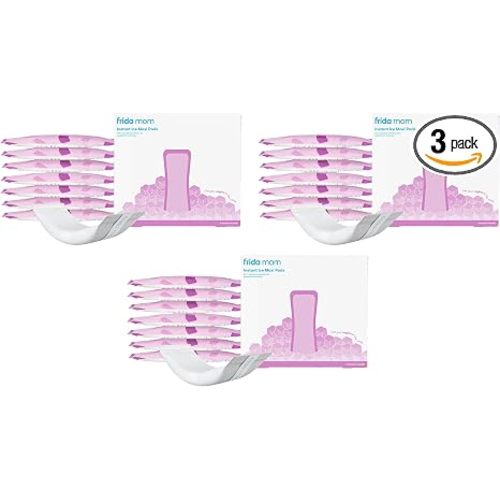 Frida Mom 2-in-1 Postpartum Pads, Absorbent Perineal Ice Maxi Pads, Instant Cold Therapy Packs and Maternity Pad in One (Pack of 3)
