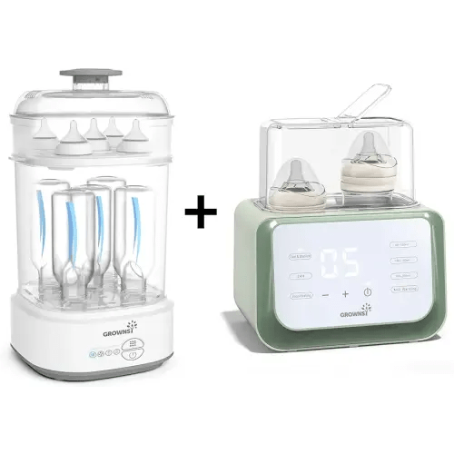 Bottle Sterilizer and Dryer & 8-in-1 Fast Milk Warmer