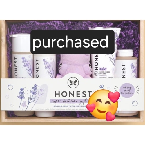 Honest calm bathine gift set: Calm Lavender