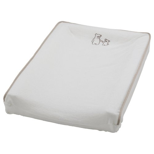 VÄDRA Babycare mat with cover - white/terry 48x74 cm (18 7/8x29 1/8 ")