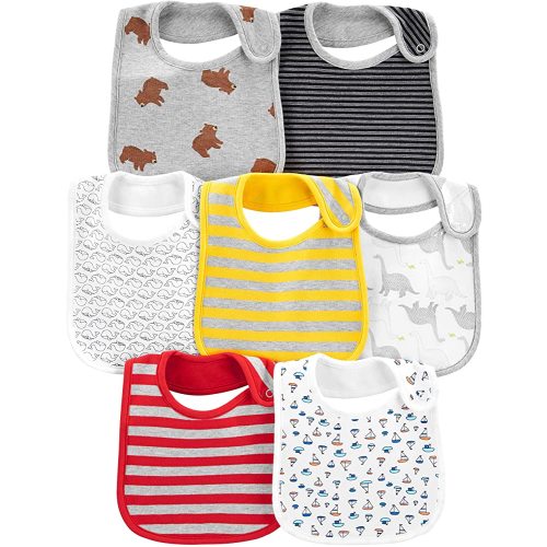 Simple Joys by Carter's unisex-baby 7-pack Teething Bibs