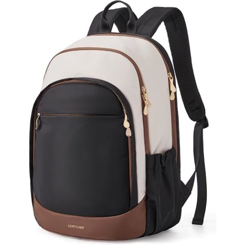 LIGHT FLIGHT Travel Backpack for Women, 15.6 inch Laptop Daypack