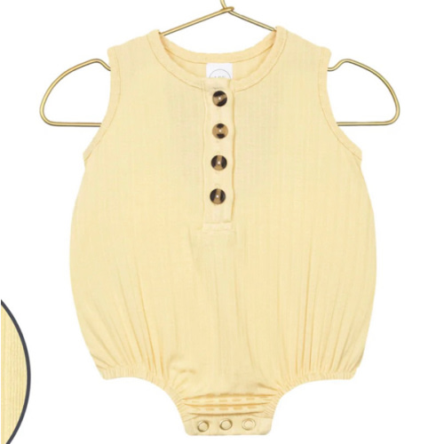 Birdie Ribbed Bubble Romper