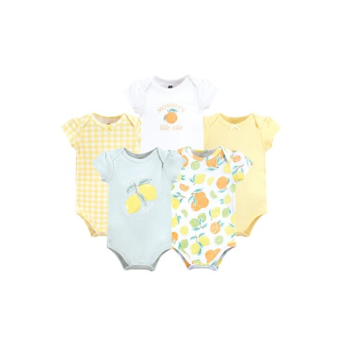 5Pk of Soft Cotton One-Pieces