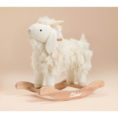Musical Goat Plush Rocker