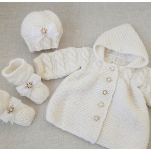 newborn set, baby girl winter clothes, coming home outfit, wool merino sweater