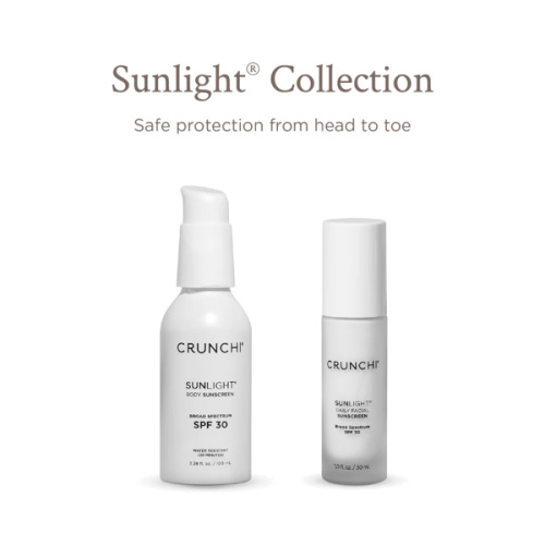Sunlight Body Sunscreen | SPF 30 Clean Beauty | Crunchi