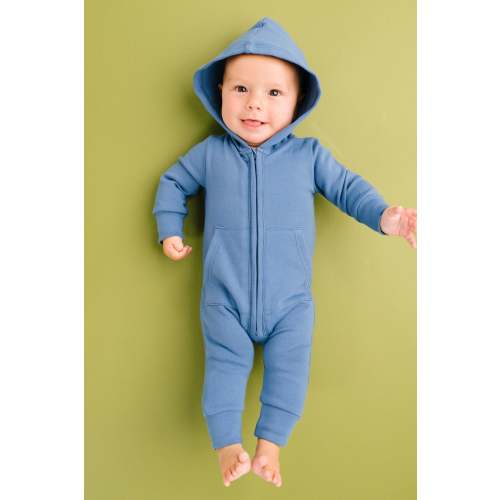 Lake Blue Hoodie Jumpsuit