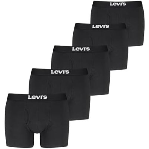 Levi's Men's 5-pack Boxer Brief, Soft Cotton, Tag-free, Breathable Comfort