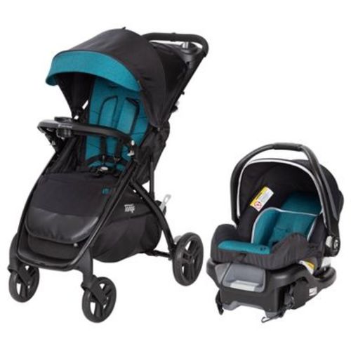 Baby Trend Tango Travel System - Veridian: Adjustable Handle, Infant Car Seat Compatible, LATCH Compatible, Metal Frame