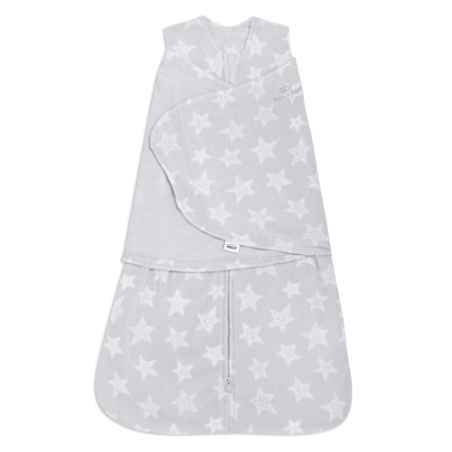 Swaddle Micro-Fleece | Gray Stars