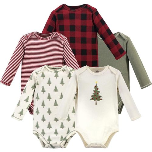 Touched by Nature Unisex Baby Organic Cotton Long-Sleeve Bodysuits