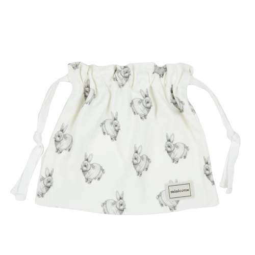 Rabbit White Changing Bag