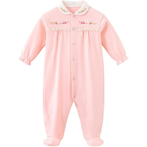 Infant Baby Girl Boy Onesie Cotton Newborn Outfit Bodysuit Jumpsuit Long Sleeve Romper