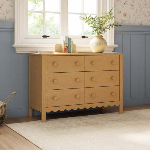 Sammy Scallop 6-Drawer Dresser
